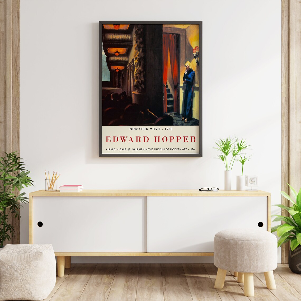 Edward Hopper New York Movie Exhibition Poster - Image 2