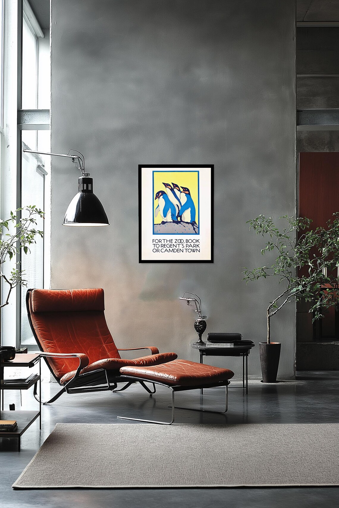 Classic Vintage London Zoo Penguins Travel Advertisement Art Poster - Image 3