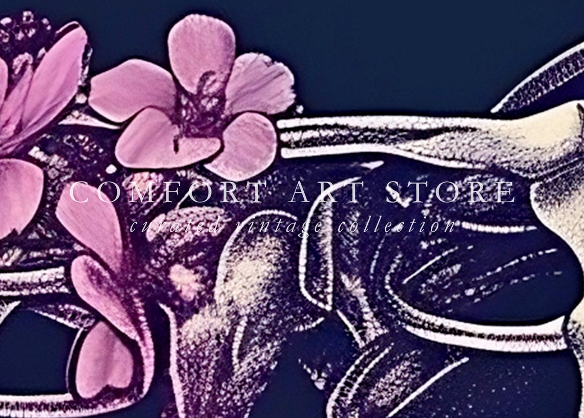 Sweet Skeleton Couple Embracing Pink Flowers Gothic Romance Poster - Image 2