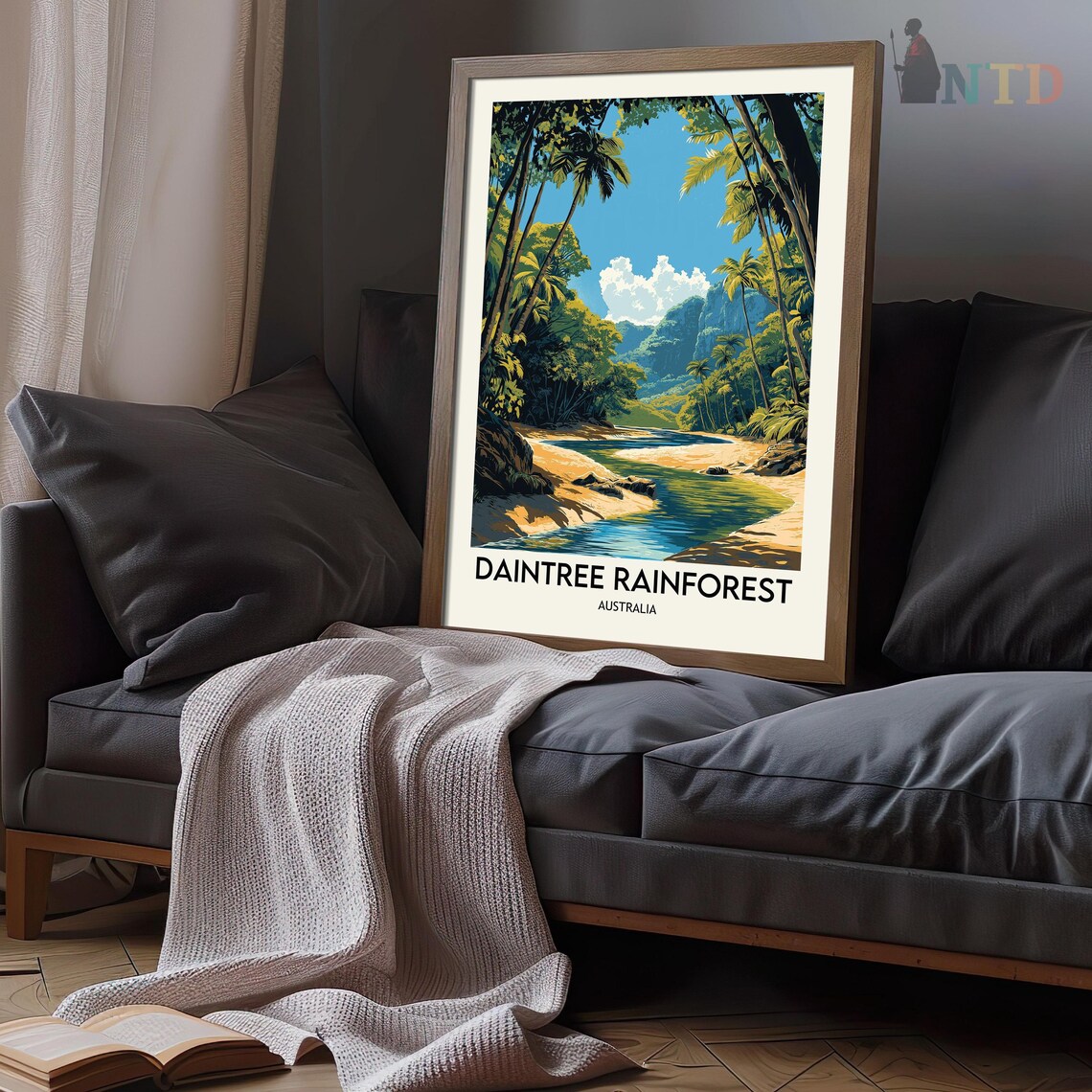 Daintree Australia Travel Poster, Rainforest Print - Image 3