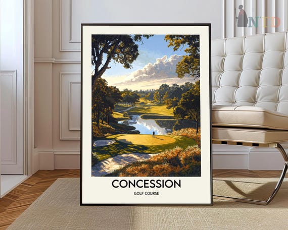 Concession Golf Club Poster Wall Art Print Photo Bradenton Florida
