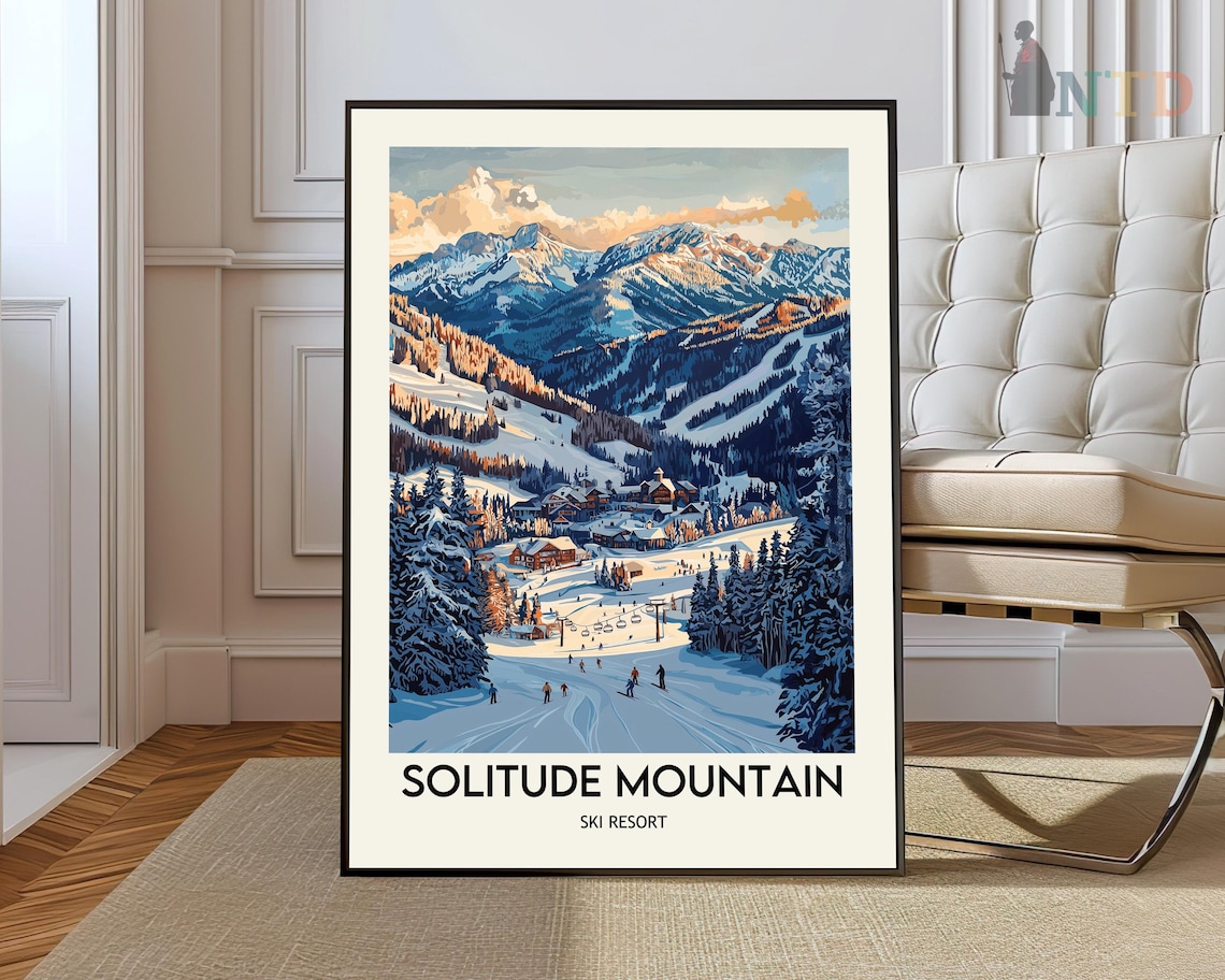 Solitude Mountain Ski Resort Poster Print