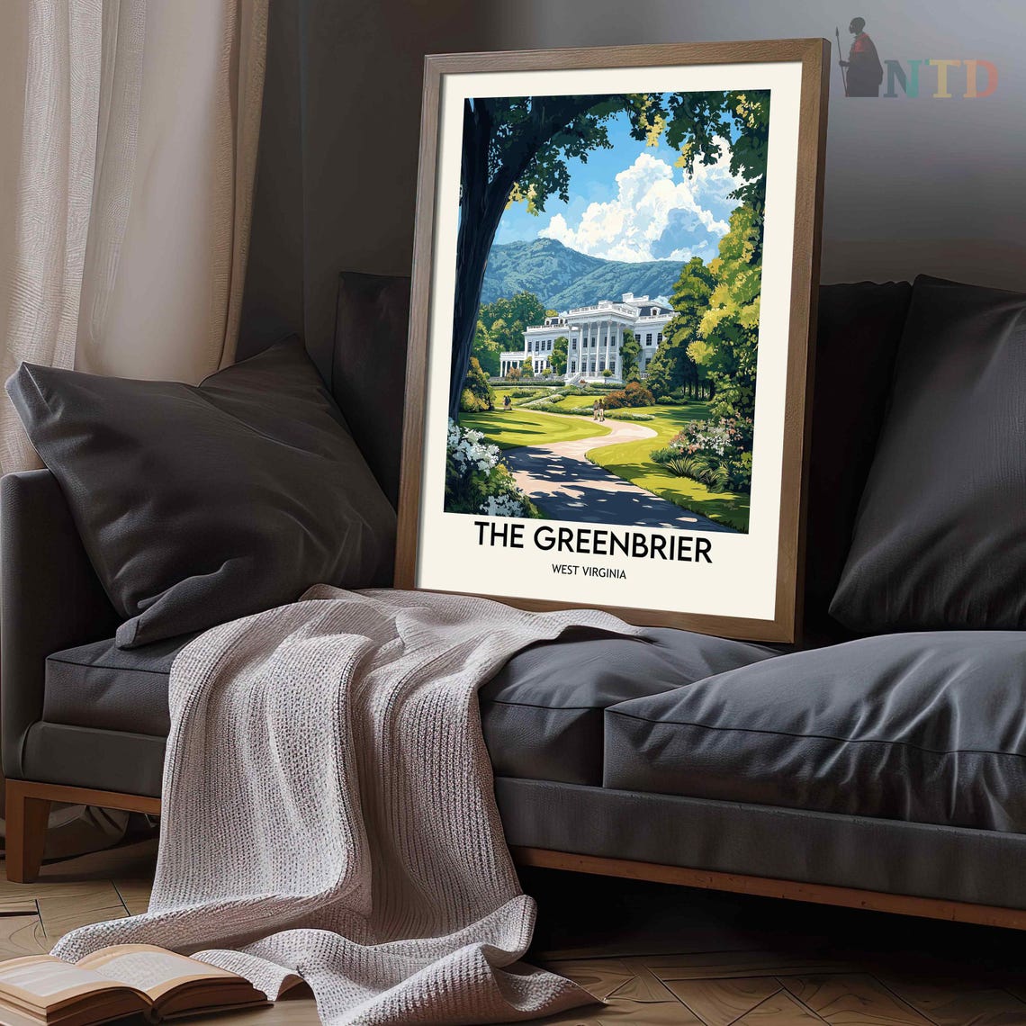 Greenbrier Print Greenbrier Wall Art Greenbrier Poster Greenbrier Photo Greenbrier Poster Print Greenbrier Golf Resort - Image 3