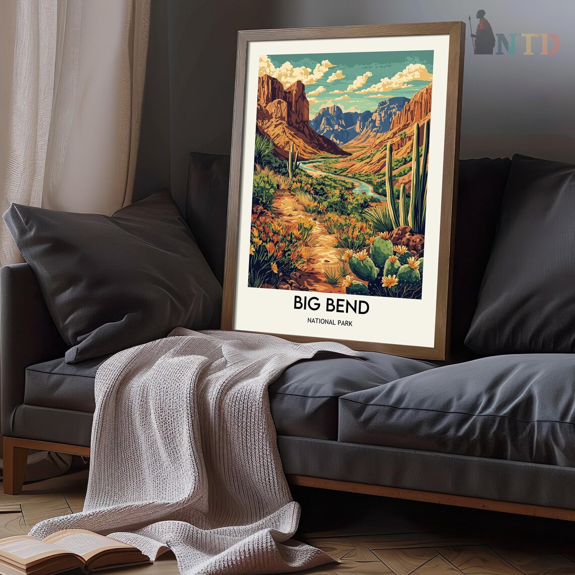 Big Bend National Park Travel Poster, Wall Art - Image 3