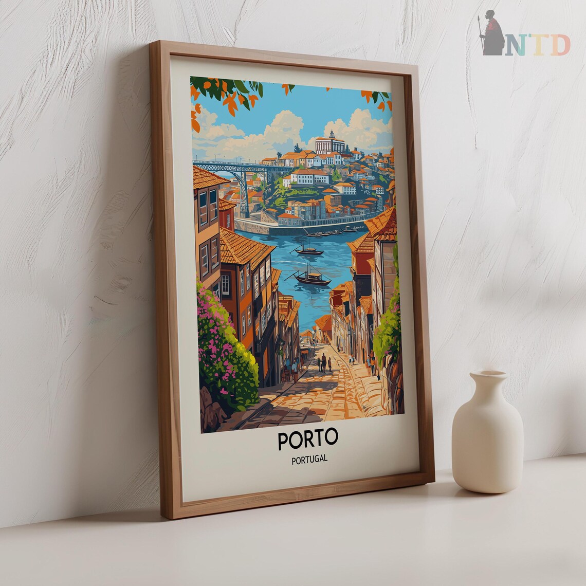 Porto Travel Poster, Portugal City Wall Art Print - Image 2