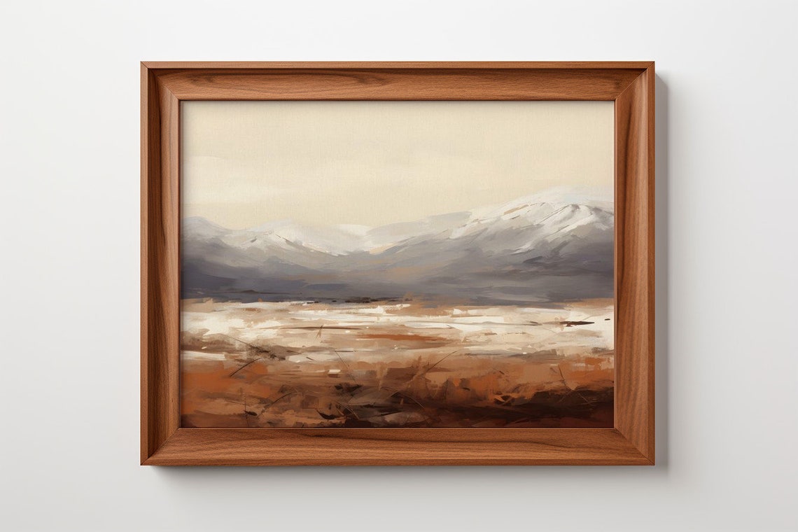 Mountain Majesty Antique Print
