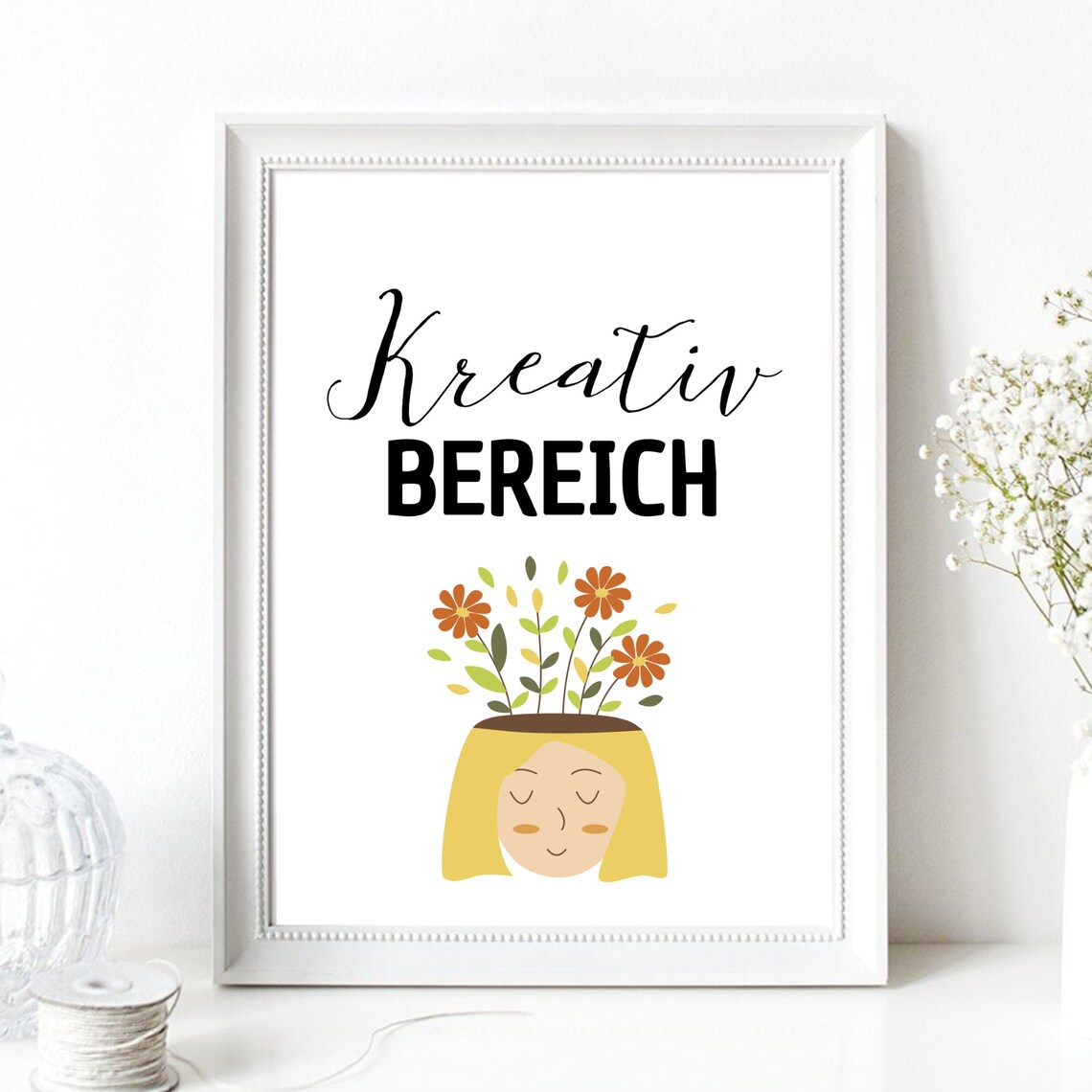 Creative Area Office Study Motivation, Art Print - Image 3