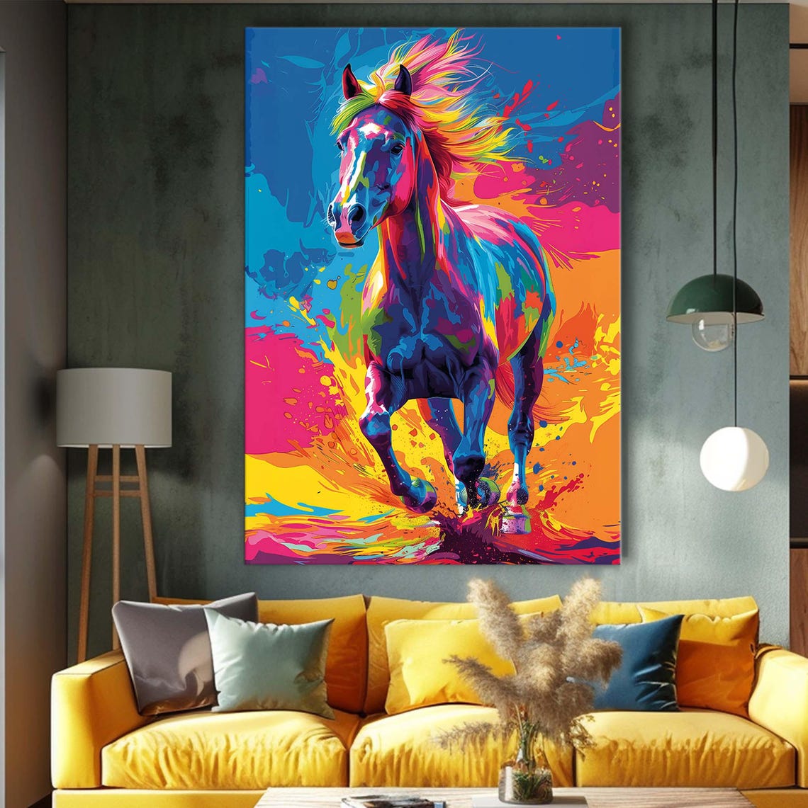 Horse Prints Wall Art Print Farm Animals Framed Horse Hobby Horse Photo Horse Print Horse Gifts Modern Art Wall Print - Image 4
