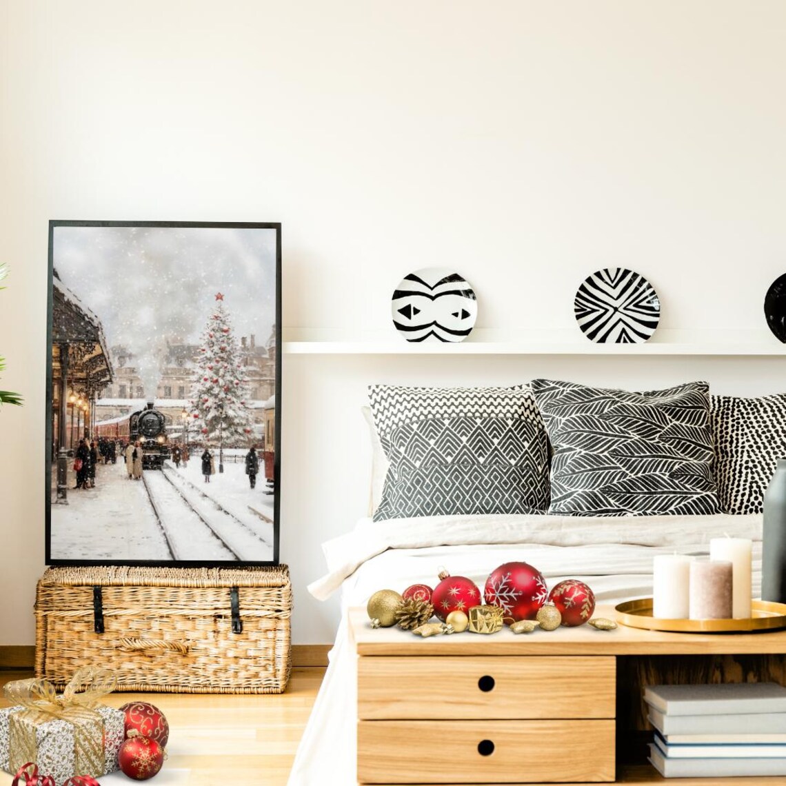 Orient Express Winter Wonderland, Vintage Art Print - Image 4