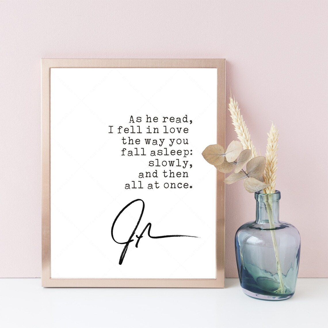 The Fault In Our Stars Quote, John Green Poster