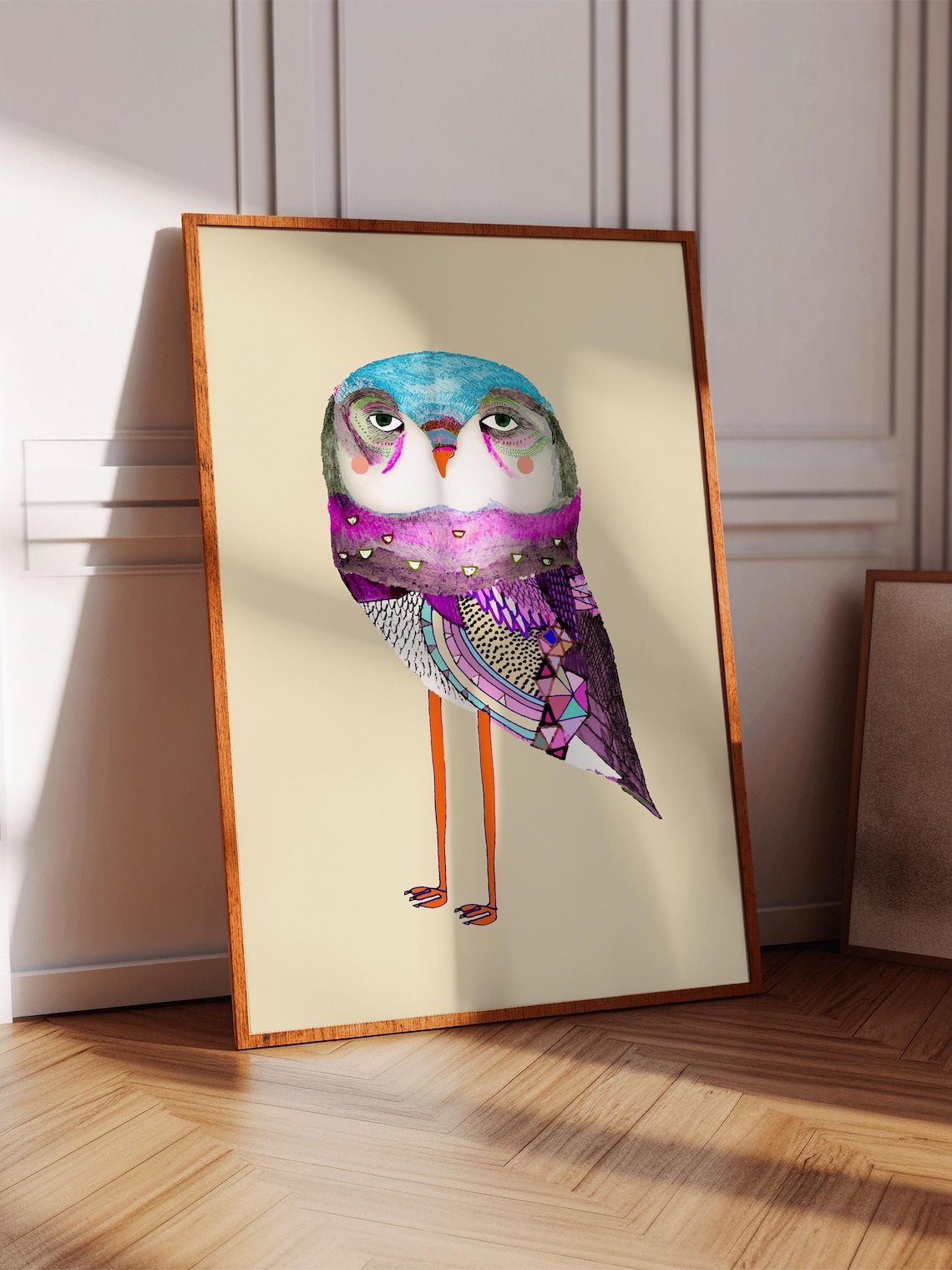 Mystical Owl Art Print, Whimsical Home Decor