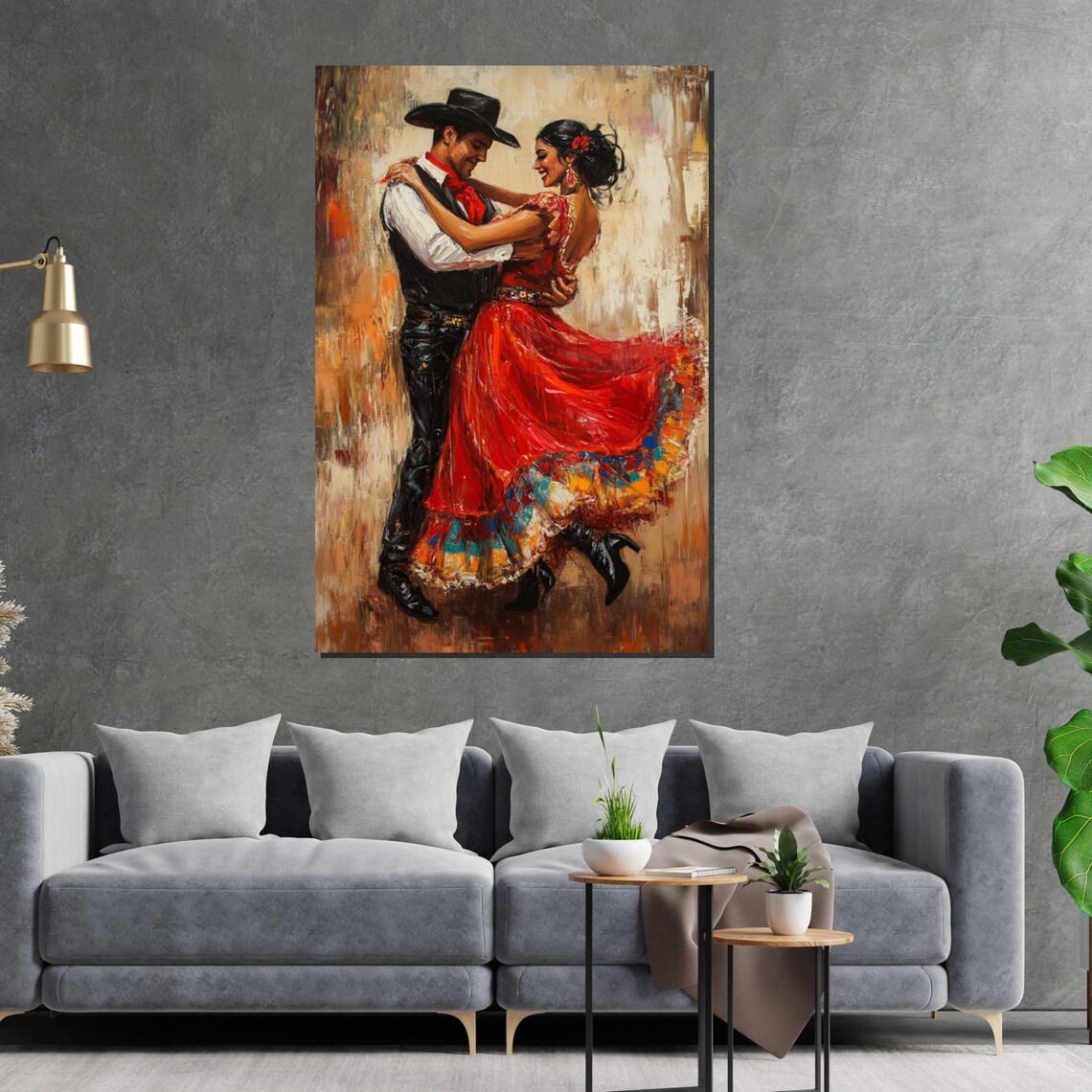 Flamenco Dance Spanish Dancers Art Print - Image 2