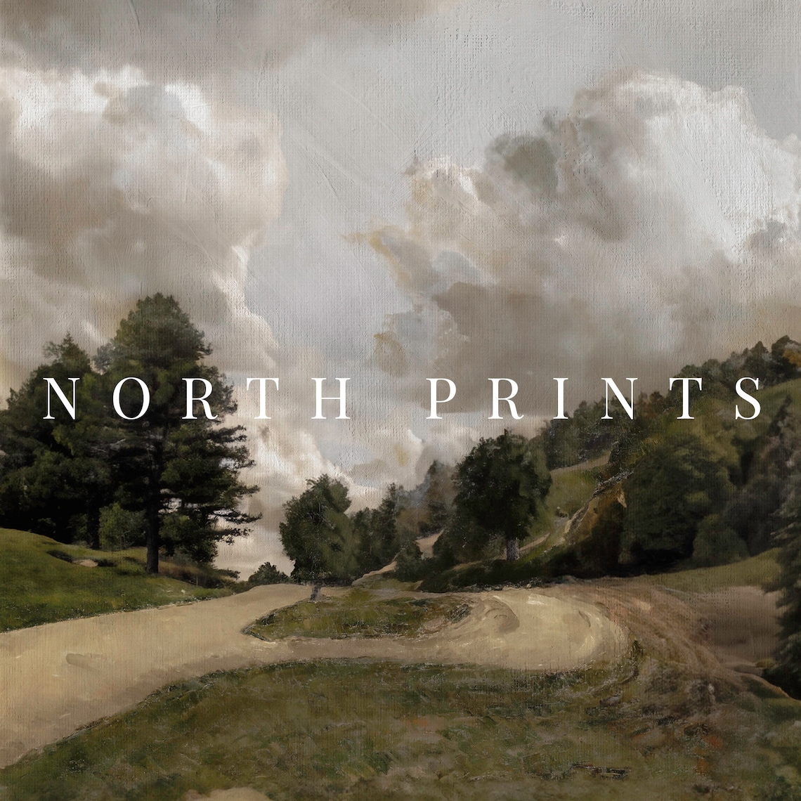 Country Road Landscape, Farmhouse Art Print - Image 3
