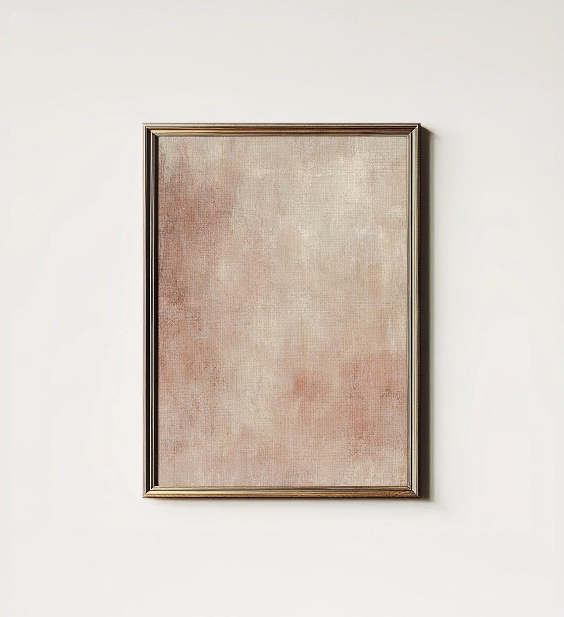 Neutral Blush Abstract Art Print, Dining Room Decor - Image 2