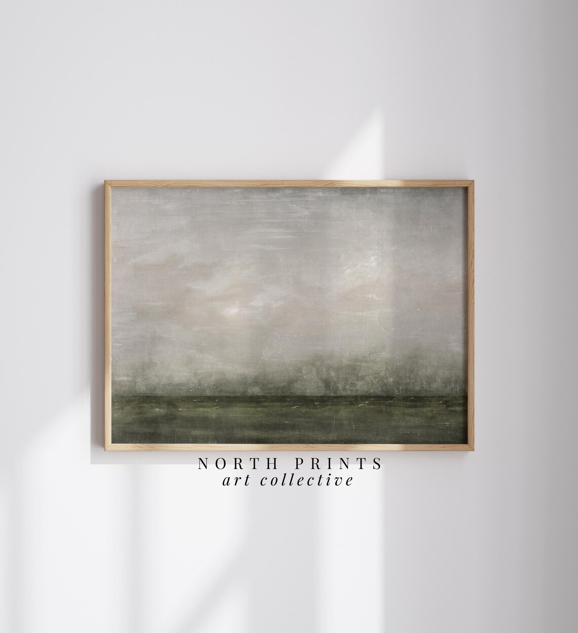 Moody Abstract Coastal Painting Large Wall Decor Dining Room Art Print Instant North Prints 8 83 - Image 3