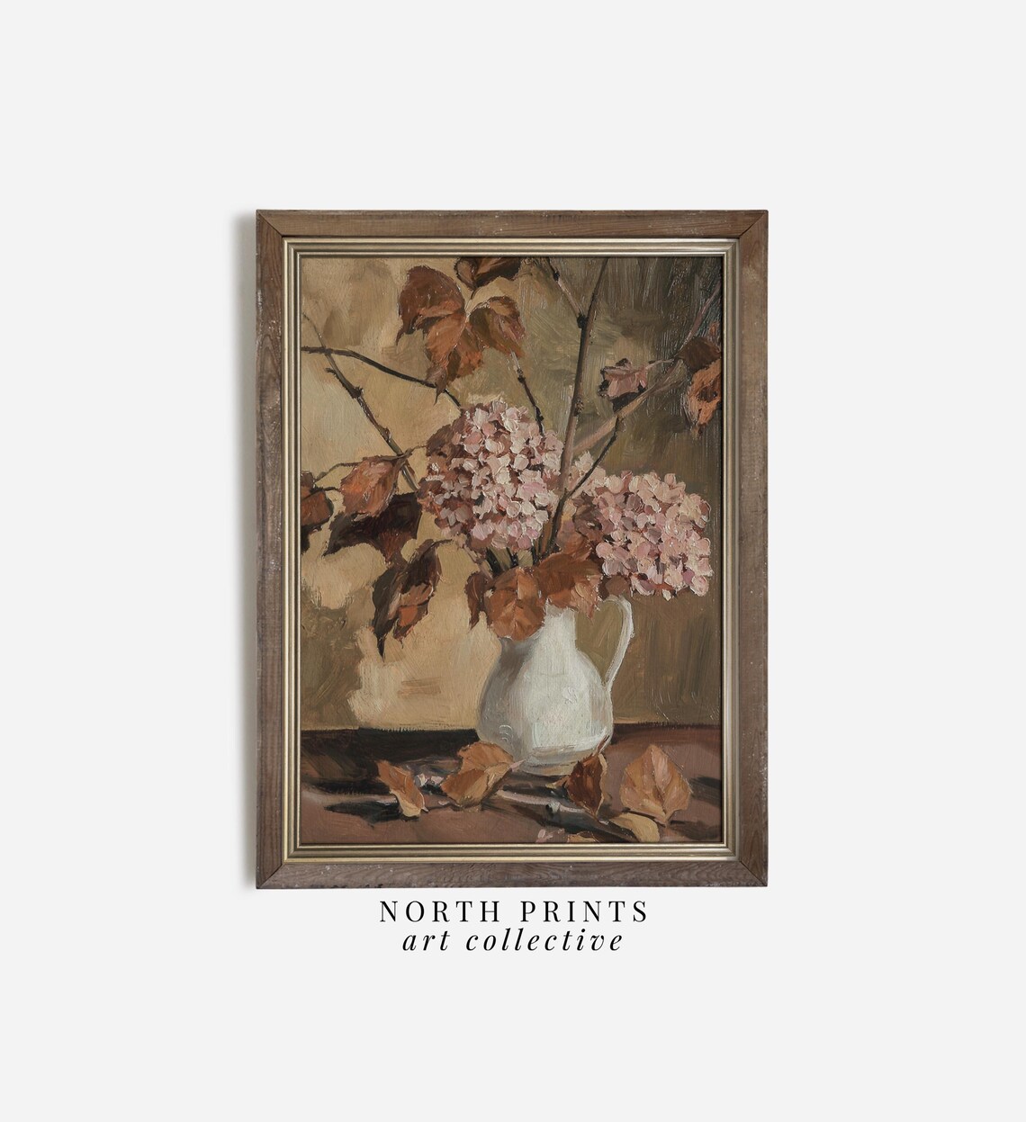 Autumn Hydrangea Cozy Farmhouse Art Print - Image 3