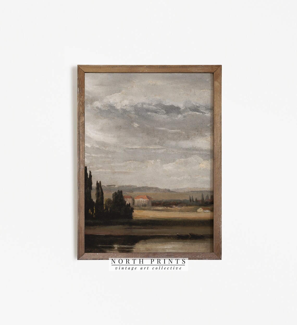 European Landscape Vintage Moody Art Print - Image 3