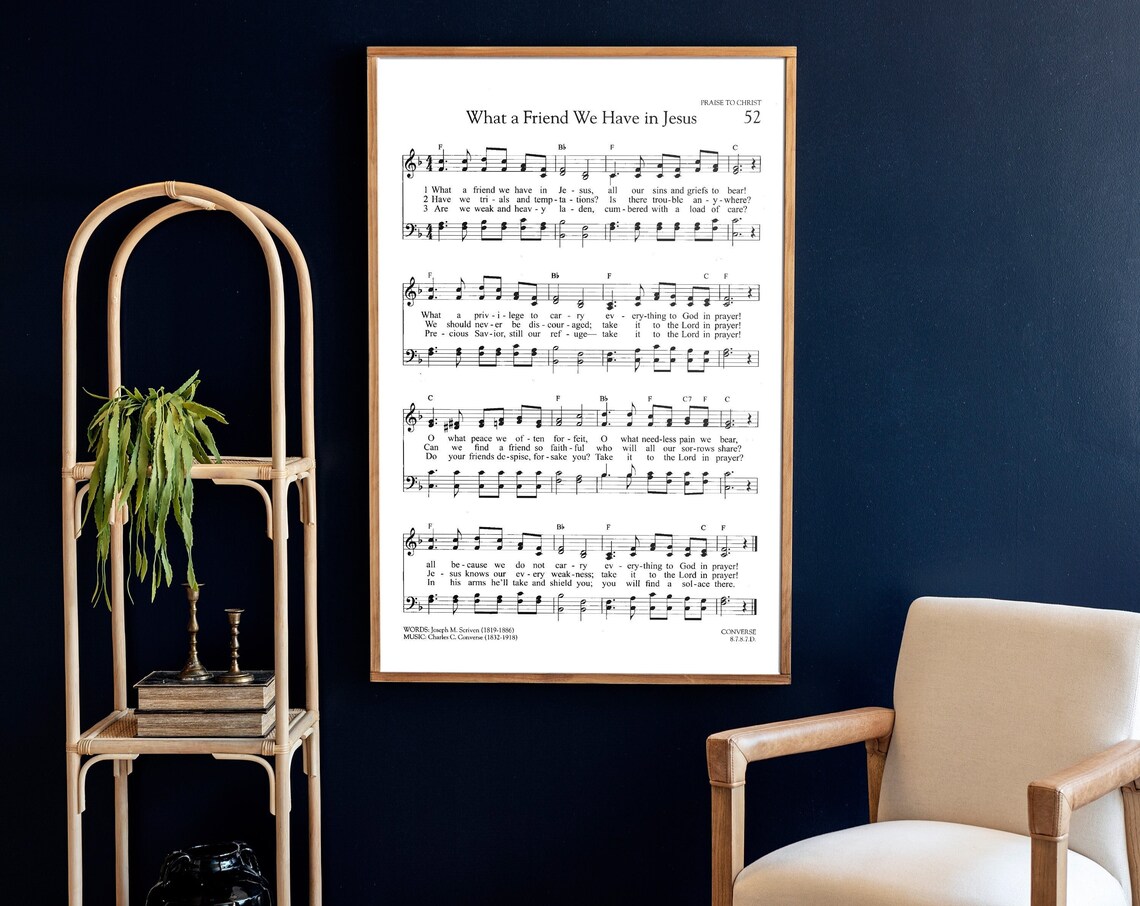 What A Friend We Have In Jesus Sheet Music Sign
