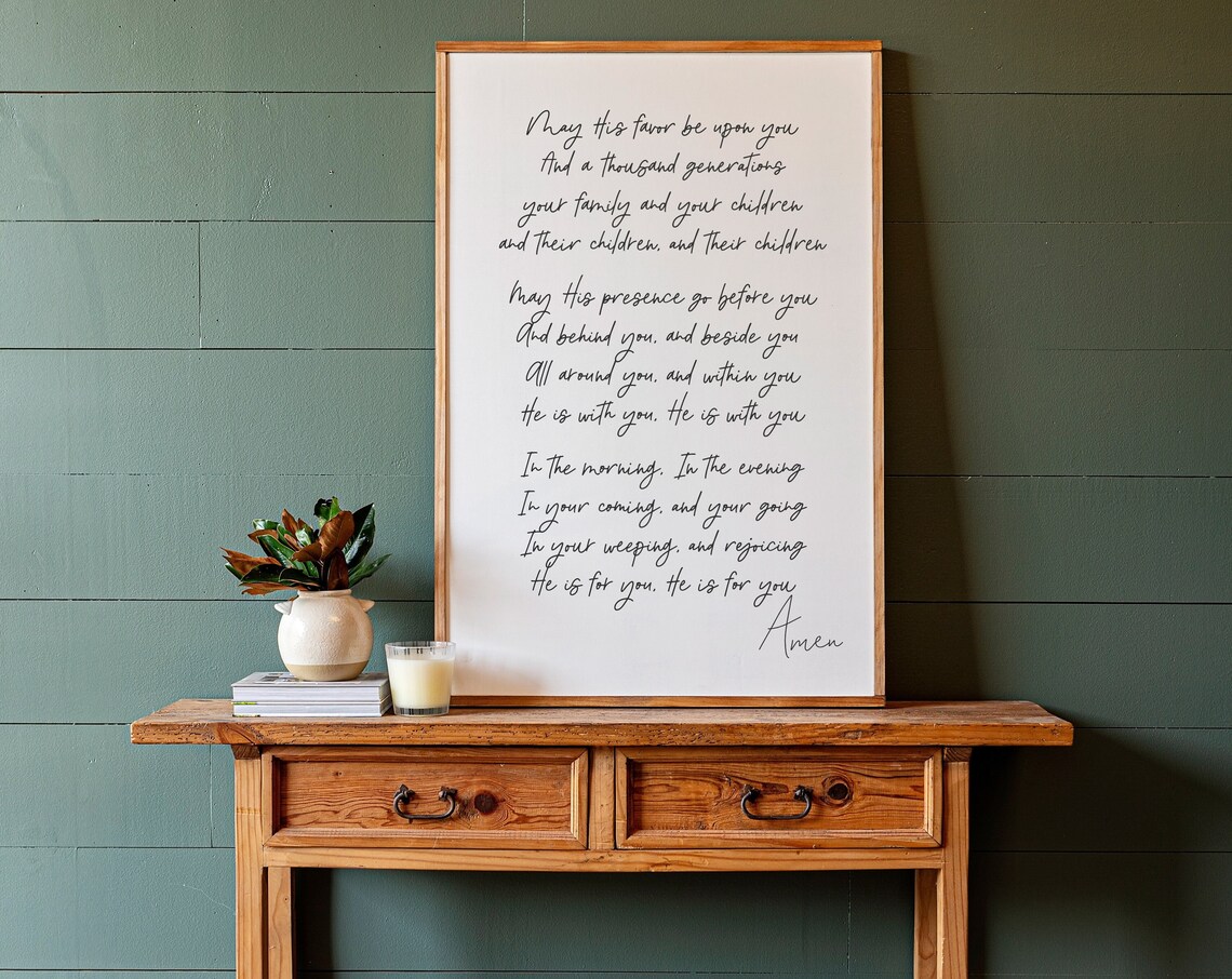 Kari Jobe The Blessing Song, Christian Art Print - Image 2