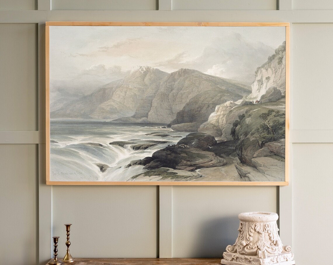 Mountains Wall Art, Living Room Landscape Art Print