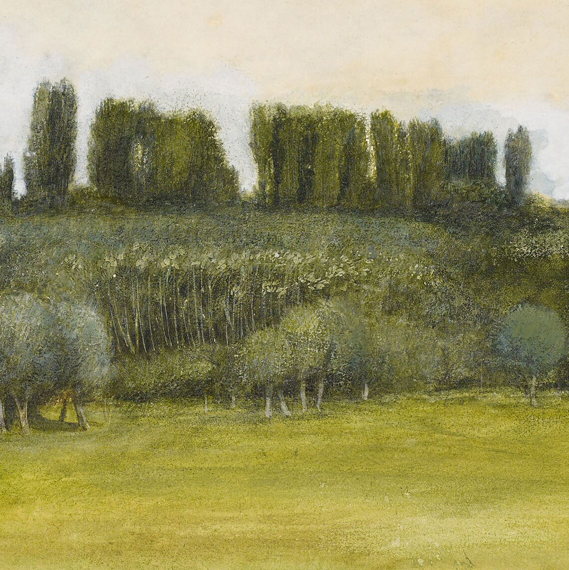 Garden Landscape, Vintage Summer Landscape Art Print - Image 2