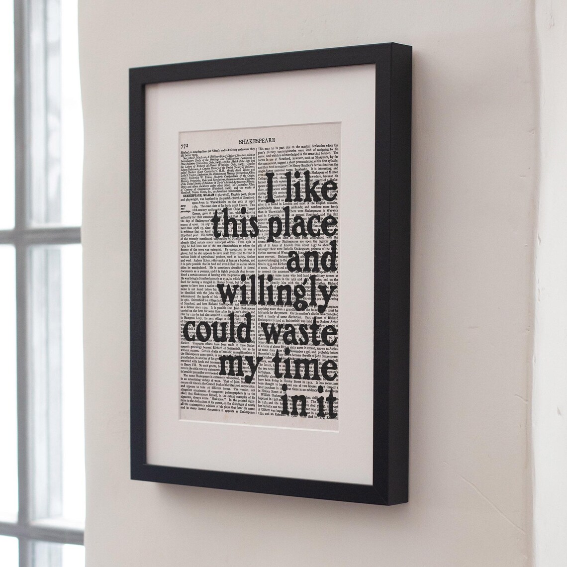Shakespeare As You Like It Quote Poster, Reading Nook - Image 4