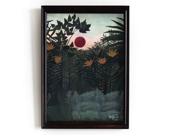 Jungle Print Botanical Tropical Art Wall