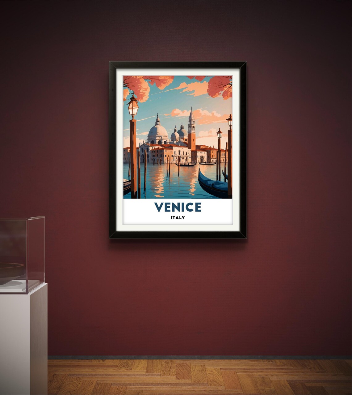 Venice Italy Travel Poster, Romantic Grand Canal View - Image 4