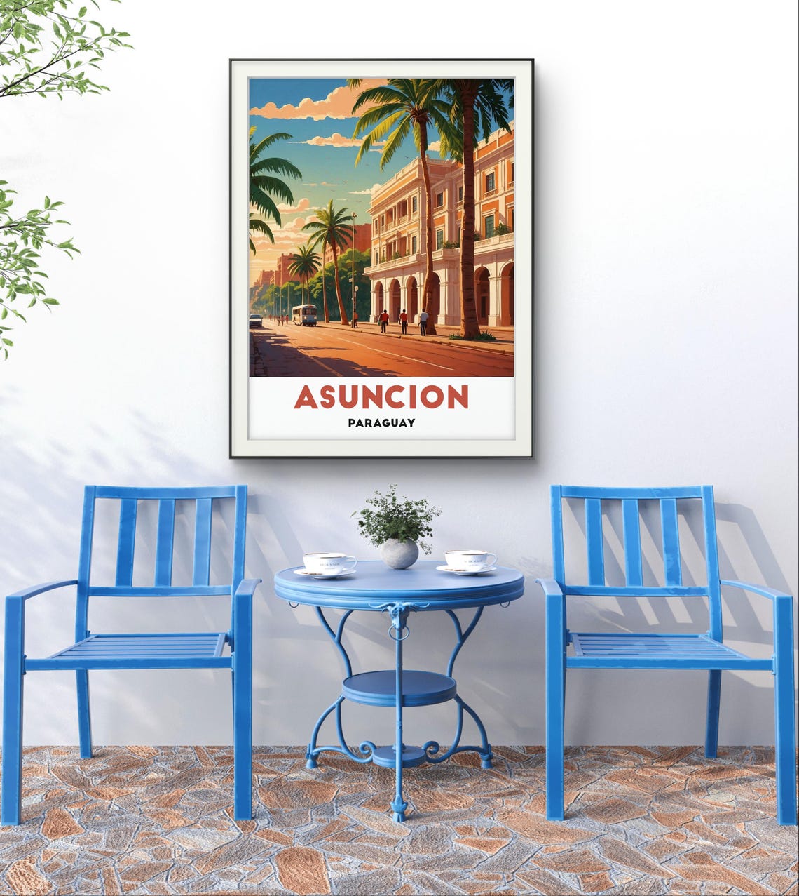 Asuncin Poster Streets Of Tropical Elegance Paraguay Poster - Image 2