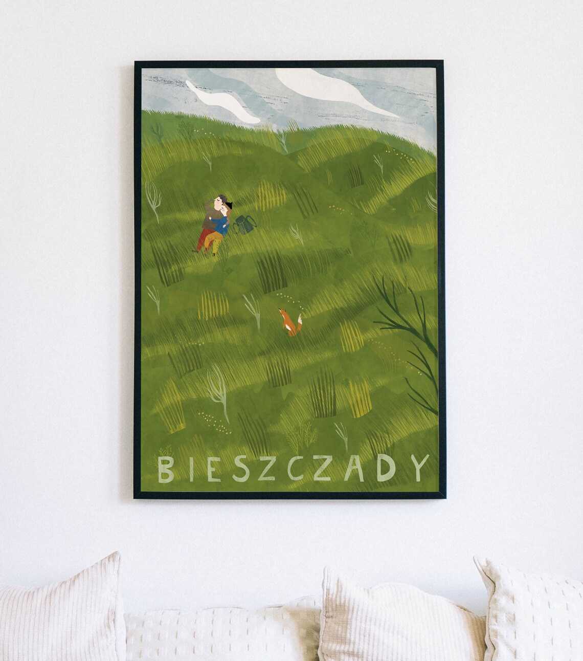 Bieszczady Mountains Travel Poster, Poland Landscape - Image 2