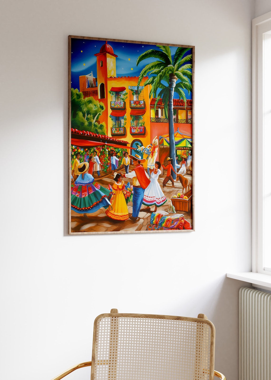 Mexican Culture Vintage Art Print, Latin Decor - Image 3