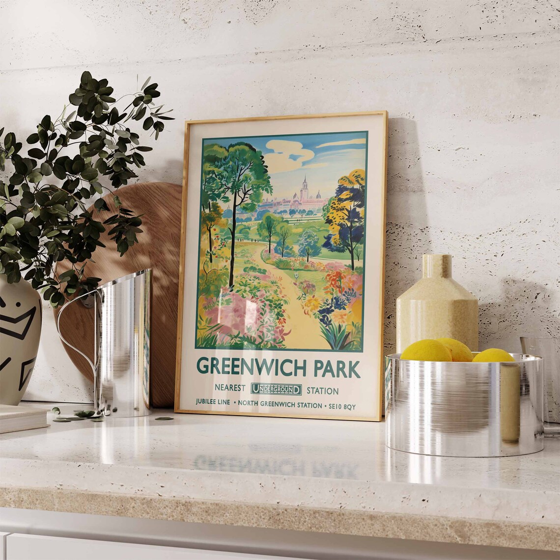 Greenwich Park London Print, William Morris Gardens - Image 2
