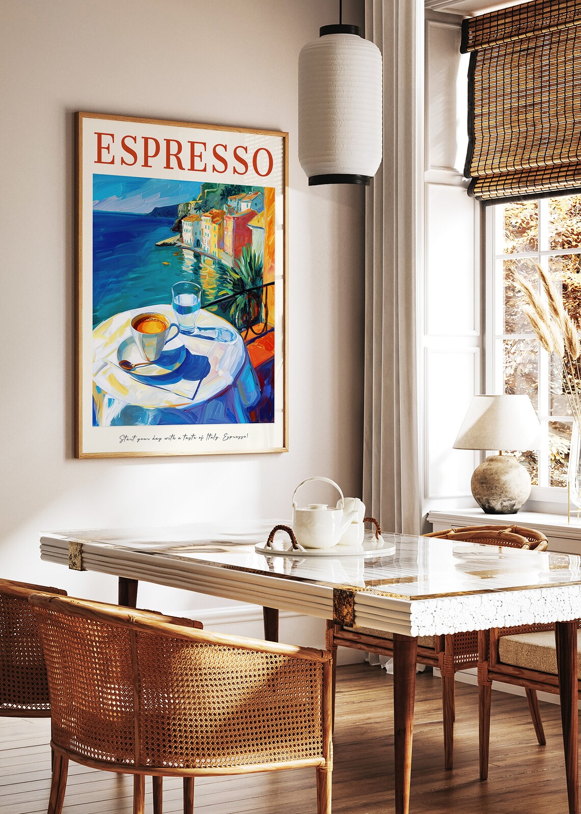 Vintage Italian Espresso Kitchen Art Print - Image 2
