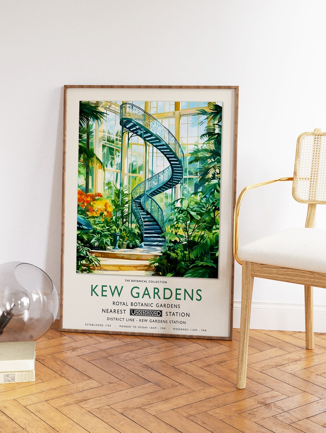 Kew Gardens London Print, Henri Rousseau-Inspired - Image 2