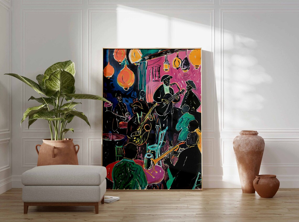 Jazz Music Retro Poster, Black Music Art Print - Image 3
