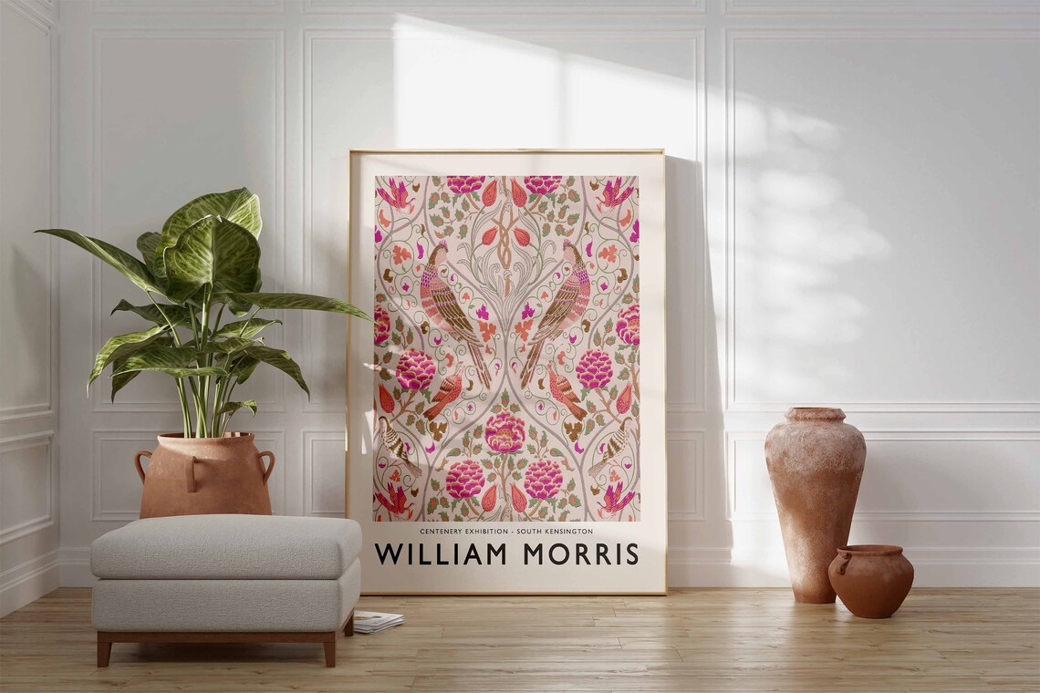 William Morris Animal and Floral Exhibition Poster - Image 2