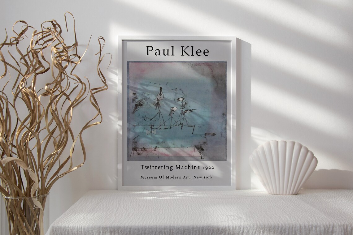 Paul Klee Twittering Machine Exhibition Poster - Image 2
