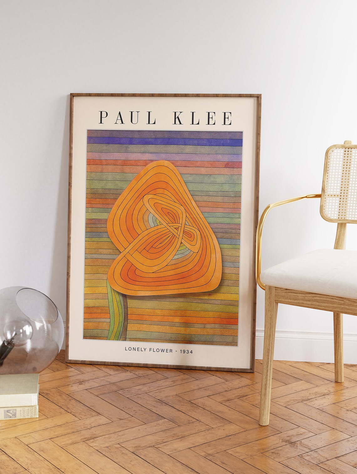 Paul Klee Lonely Flower Exhibition Poster Art Print - Image 3
