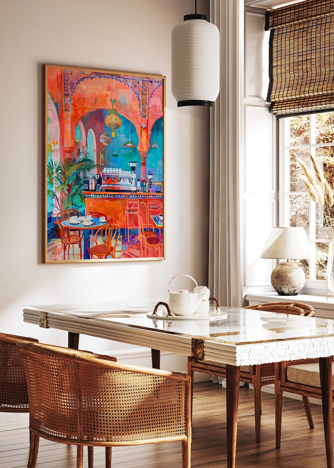 Indian Cafe Traditional Food Art, Kitchen Poster - Image 2