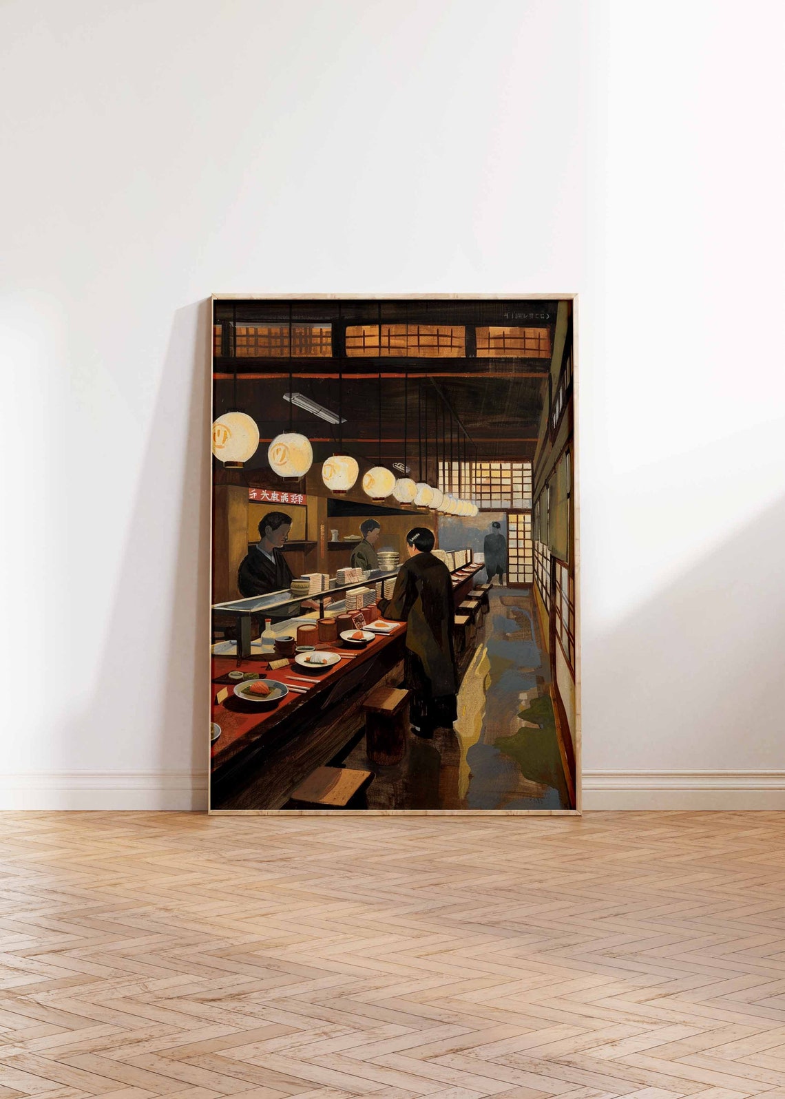 Japanese Sushi Poster Sushi Print Japanese Food Art Japanese Food Print Sushi Poster Japanese Wall Art Kitchen Decor Food Print - Image 2