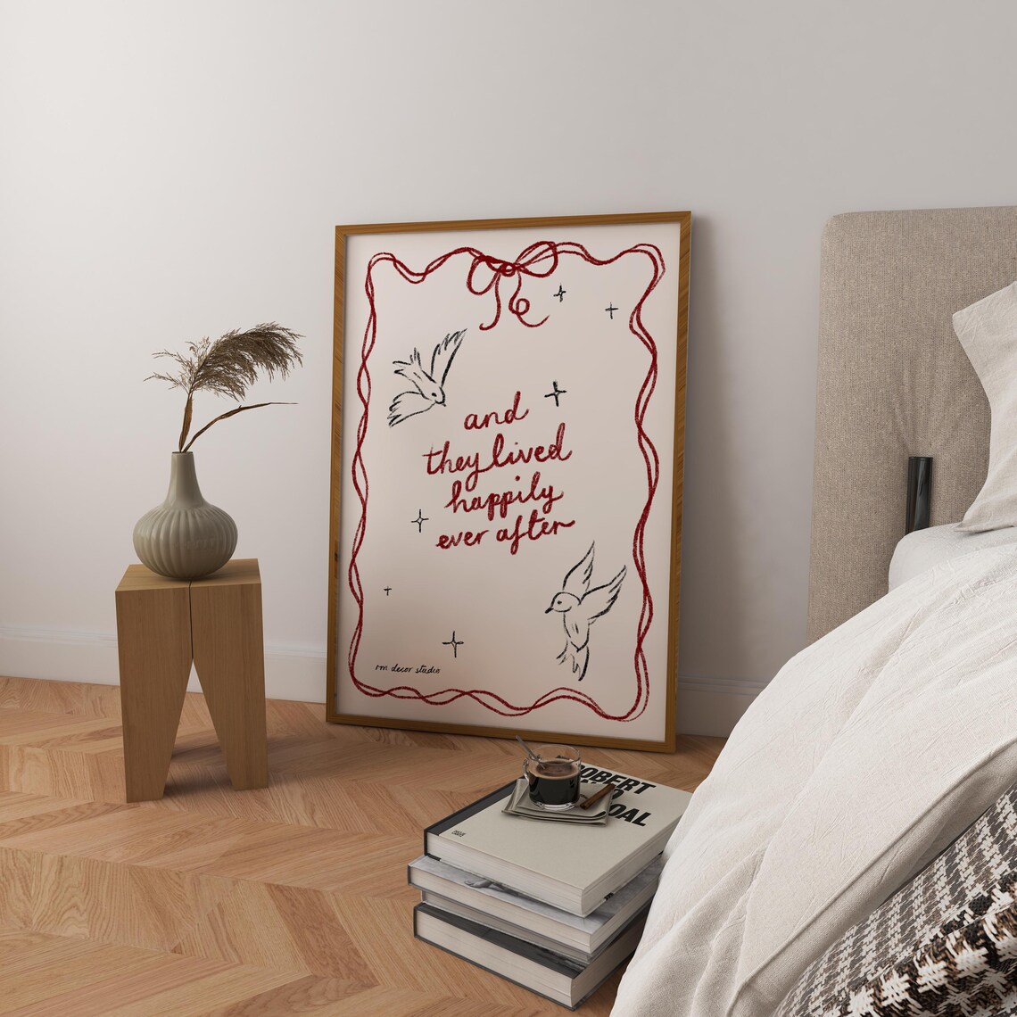 Happily Ever After Mid-Century Fairy Tale Print