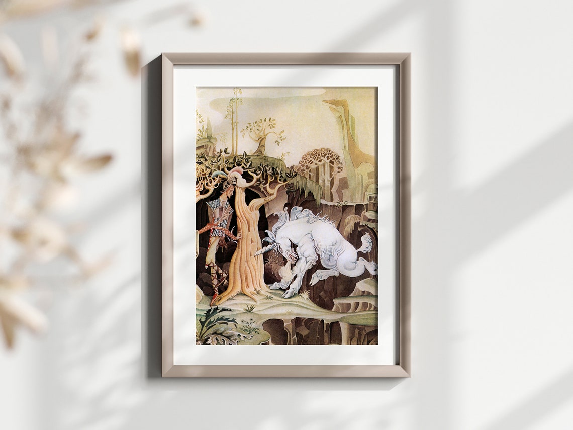 Set Of Three Kay Nielsen Fairytale Illustrations Gallery Decor Print