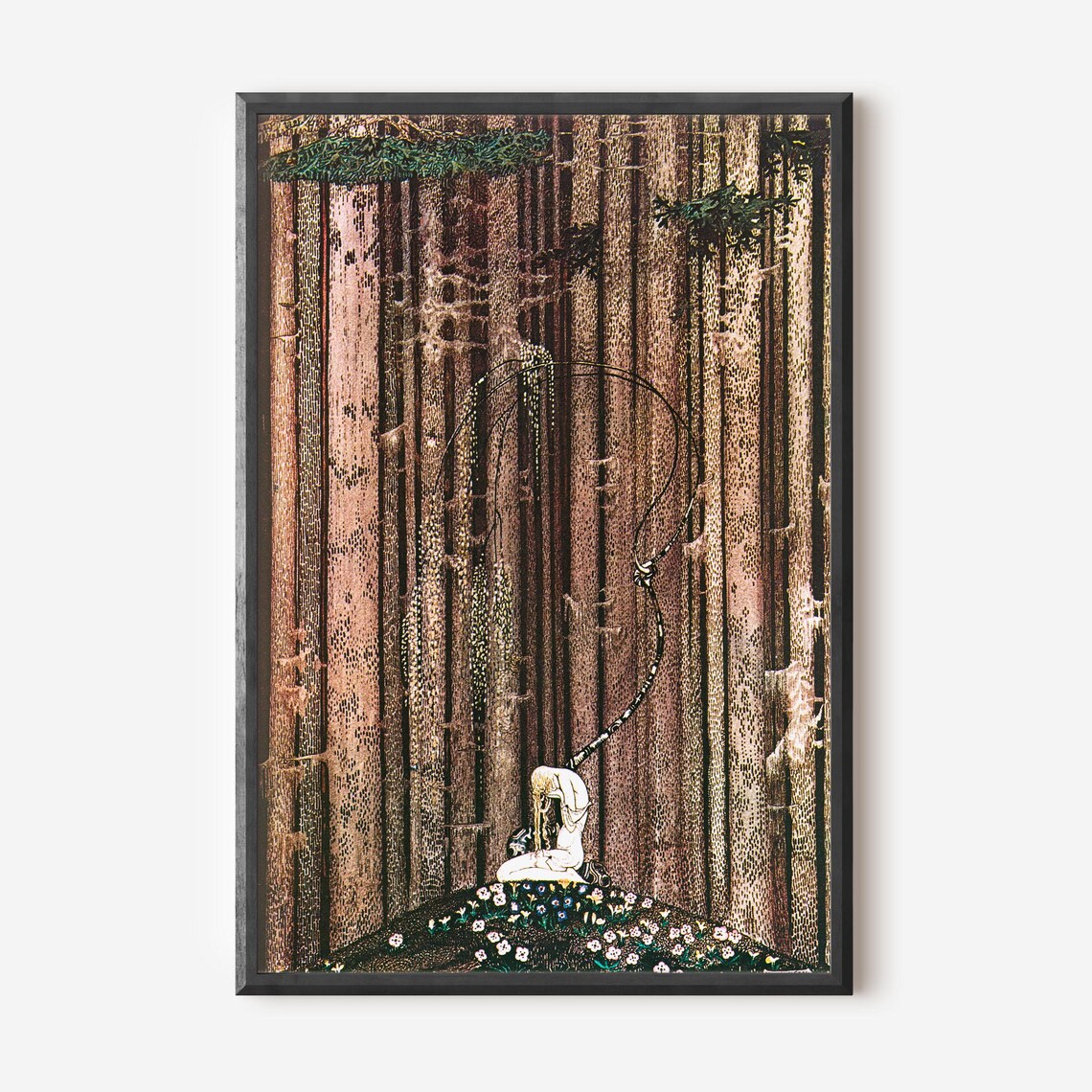 Kay Nielsen Fairytale Forest Art Print