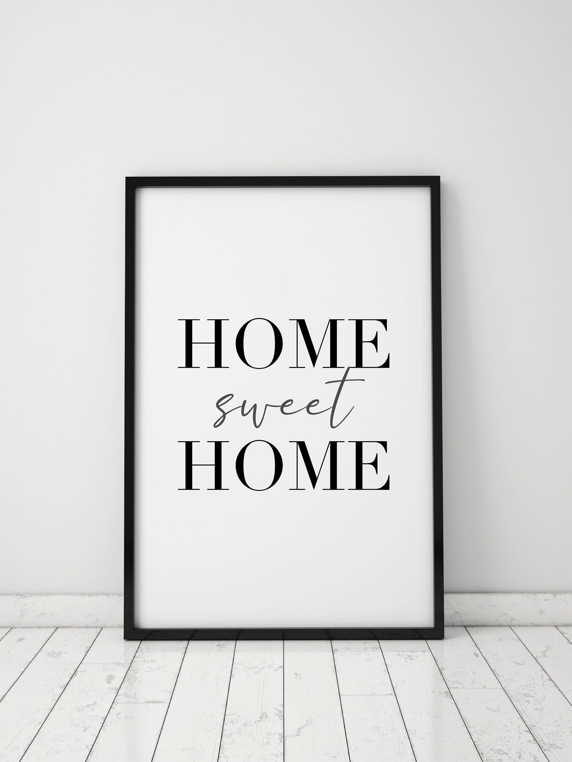 Home Sweet Home Two Piece Set House Doodle Decorative Wall Art - Image 2