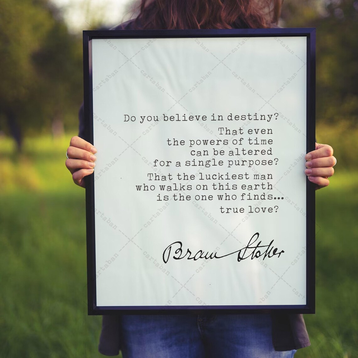 Bram Stoker Dracula Quote, Book Lovers Art Print - Image 4