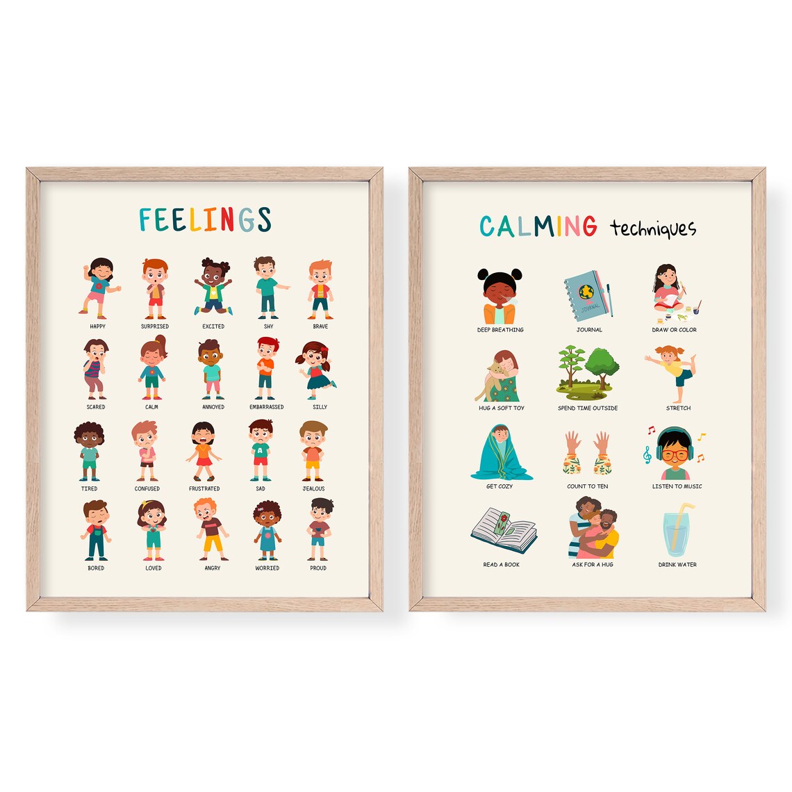 Calming Techniques and Feelings Playroom Posters - Image 4
