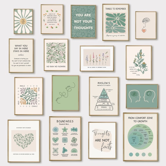 Mental Health Posters, Psychology Quote Art Print