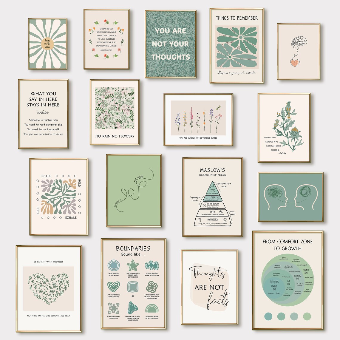 Mental Health Posters, Psychology Quote Art Print
