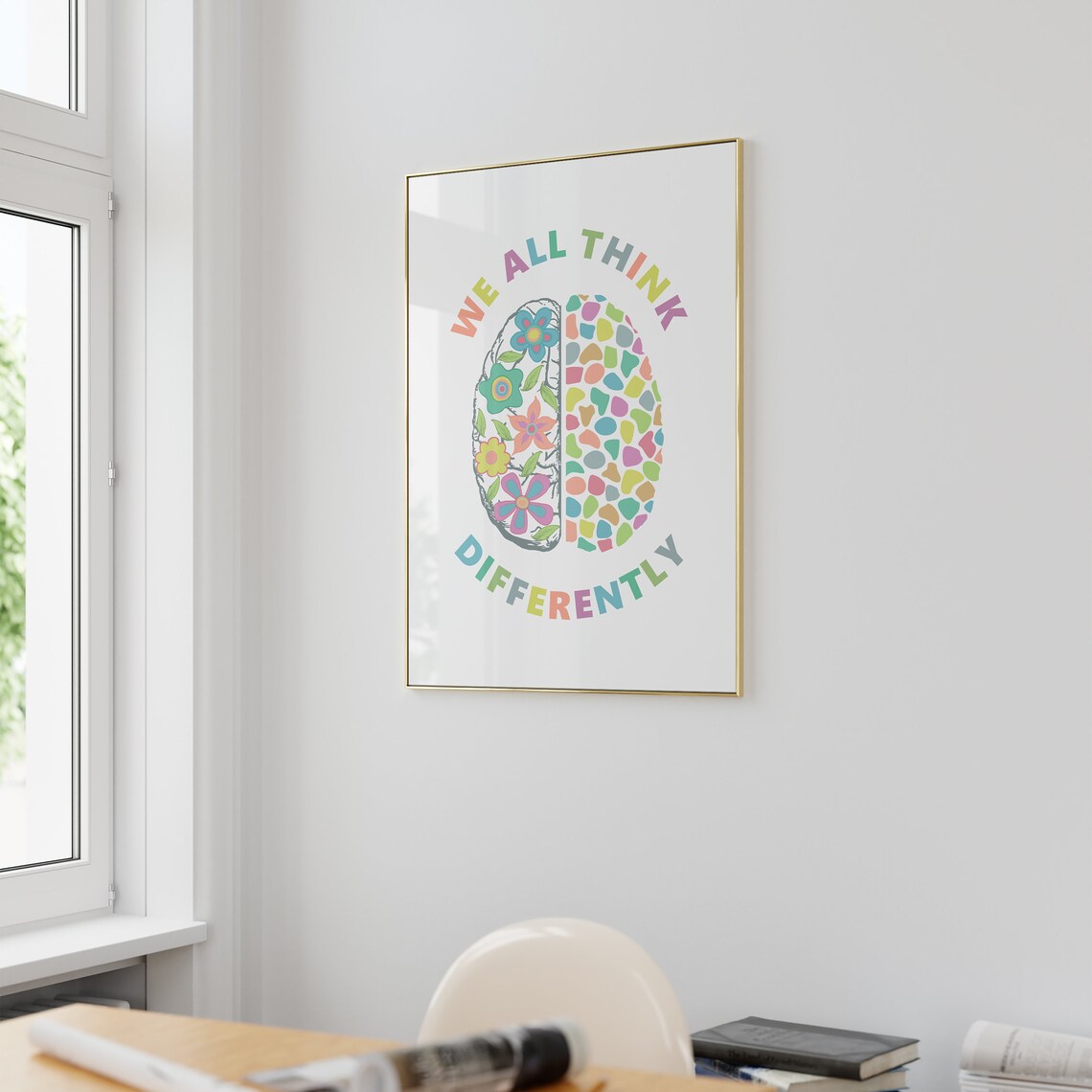 Neurodiversity Mental Health Awareness Art Print - Image 3