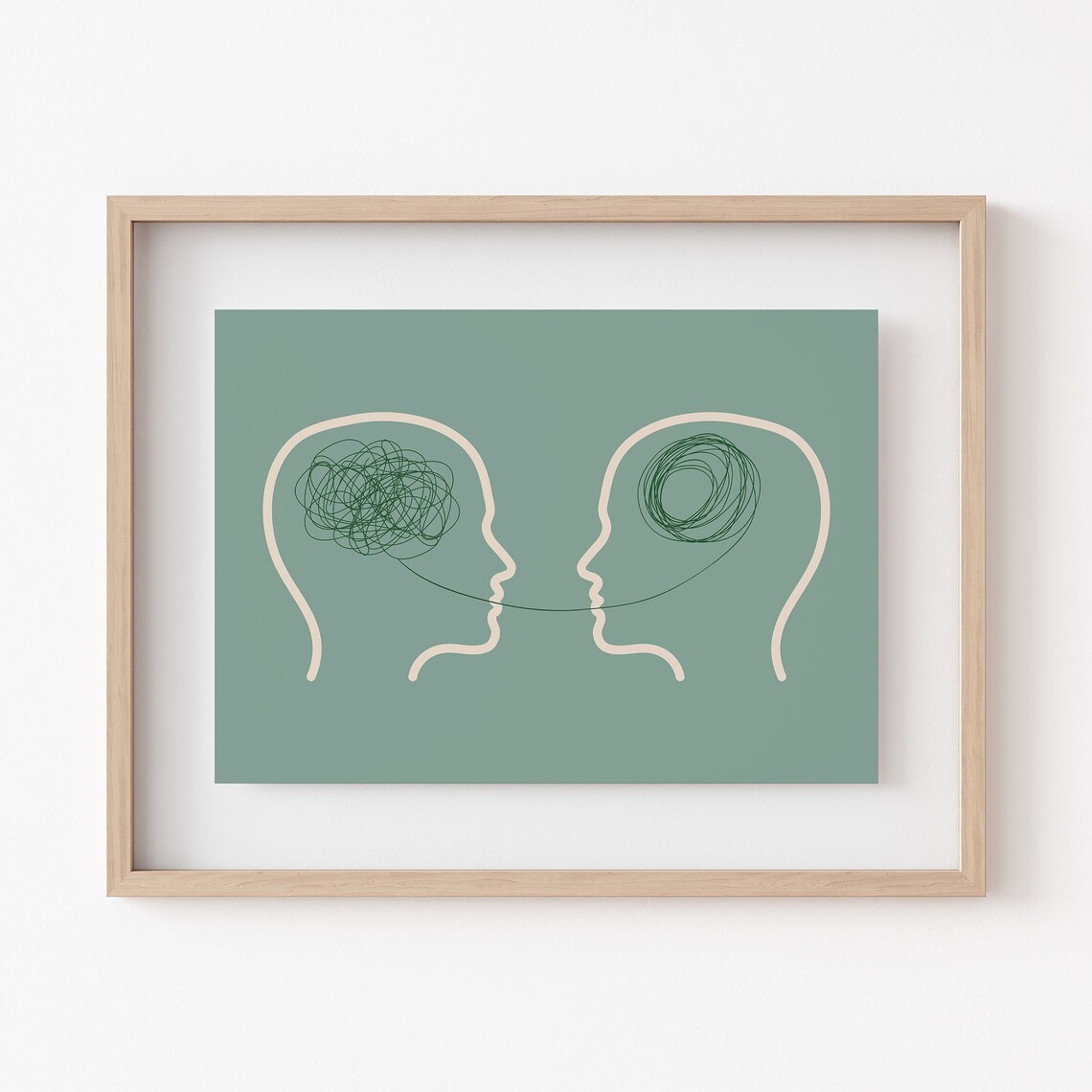 Talking Therapy Poster, Psychology Office Wall Art